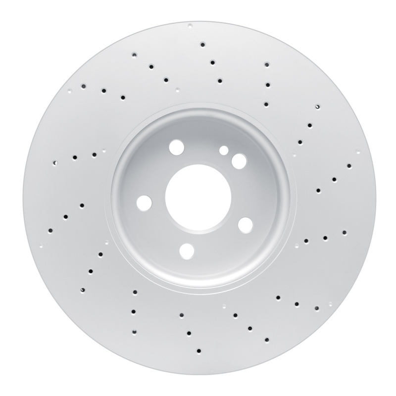 Mercedes-Benz CLA45 AMG Brake Rotor (1) - Front - R1 Concepts - Drilled Carbon Alloy GeoMET - `20-`25